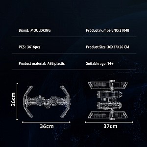 ��� ����� Mould King 21048 T1 Fighter