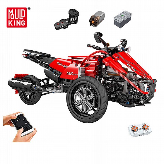���� ����� 853 ����� �� ��� Mould King 23010 Monster Spuder