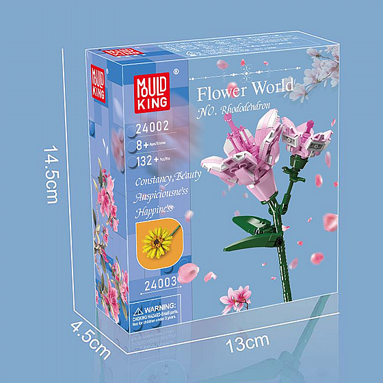 ��� ����� Mould King 24002 Rhododendron Flower