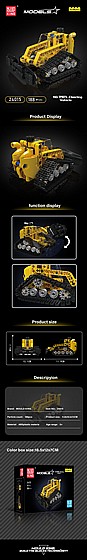 ��� ����� Mould King 24015 Track Clearing Vehicle
