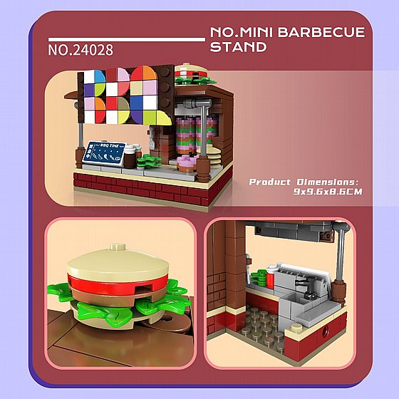 ��� ����� ���� ������� MOULD KING 24028 BBQ Stand