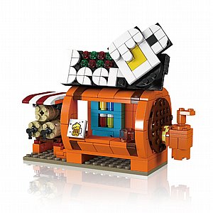 דגם הרכבה דוכן ברביקיו MOULD KING 24029 Beer House דגם הרכבה דוכן ברביקיו MOULD KING 24029 Beer House