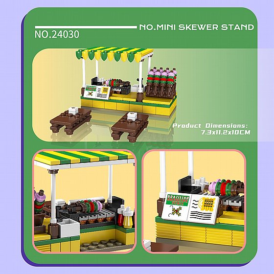 ��� ����� ���� ������� MOULD KING 24030 Skewer Stand