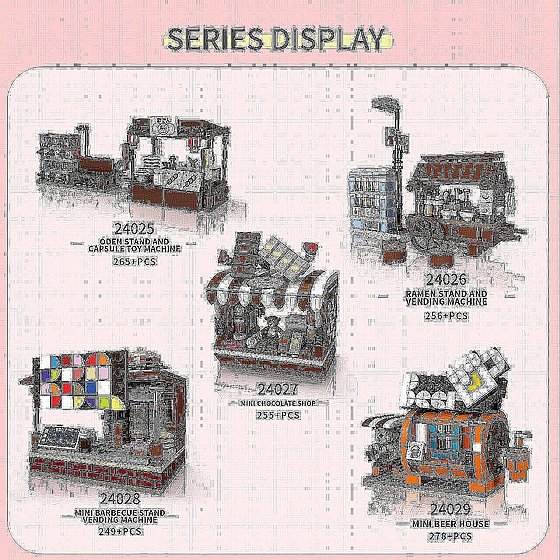 ��� ����� ���� ����� MOULD KING 24032 Flower Shop
