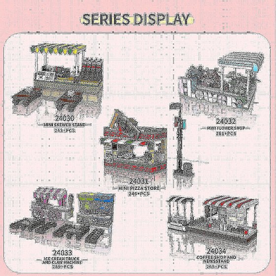��� ����� ���� ����� MOULD KING 24032 Flower Shop