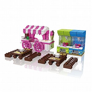 דגם הרכבה דוכן פרחים MOULD KING 24033 IceCream Truck דגם הרכבה דוכן פרחים MOULD KING 24033 IceCream Truck