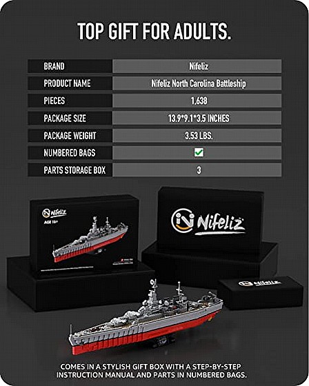 ��� ����� Nifeliz North Carolina Battleship
