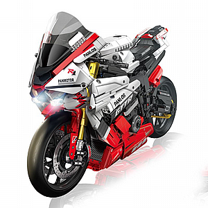 דגם אופנוע ימאהה PANLOS 672104 1:5 YAMAHA R1 דגם אופנוע ימאהה PANLOS 672104 1:5 YAMAHA R1