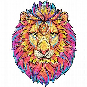 פאזל עץ Unidragon בצורות מיוחדות Mysterious Lion size M פאזל עץ Unidragon בצורות מיוחדות Mysterious Lion size M