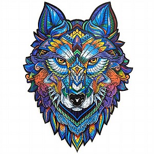 פאזל עץ Unidragon בצורות מיוחדות Majestic Wolf size S פאזל עץ Unidragon בצורות מיוחדות Majestic Wolf size S