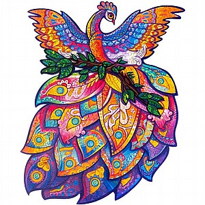 פאזל עץ Unidragon בצורות מיוחדות Fairy Bird size M פאזל עץ Unidragon בצורות מיוחדות Fairy Bird size M