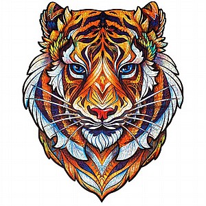 פאזל עץ Unidragon בצורות מיוחדות Lovely Tiger size Royal פאזל עץ Unidragon בצורות מיוחדות Lovely Tiger size Royal