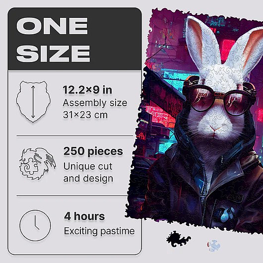  ���� �� Unidragon ������ ������� Pop Art Cyber Rabbit size M